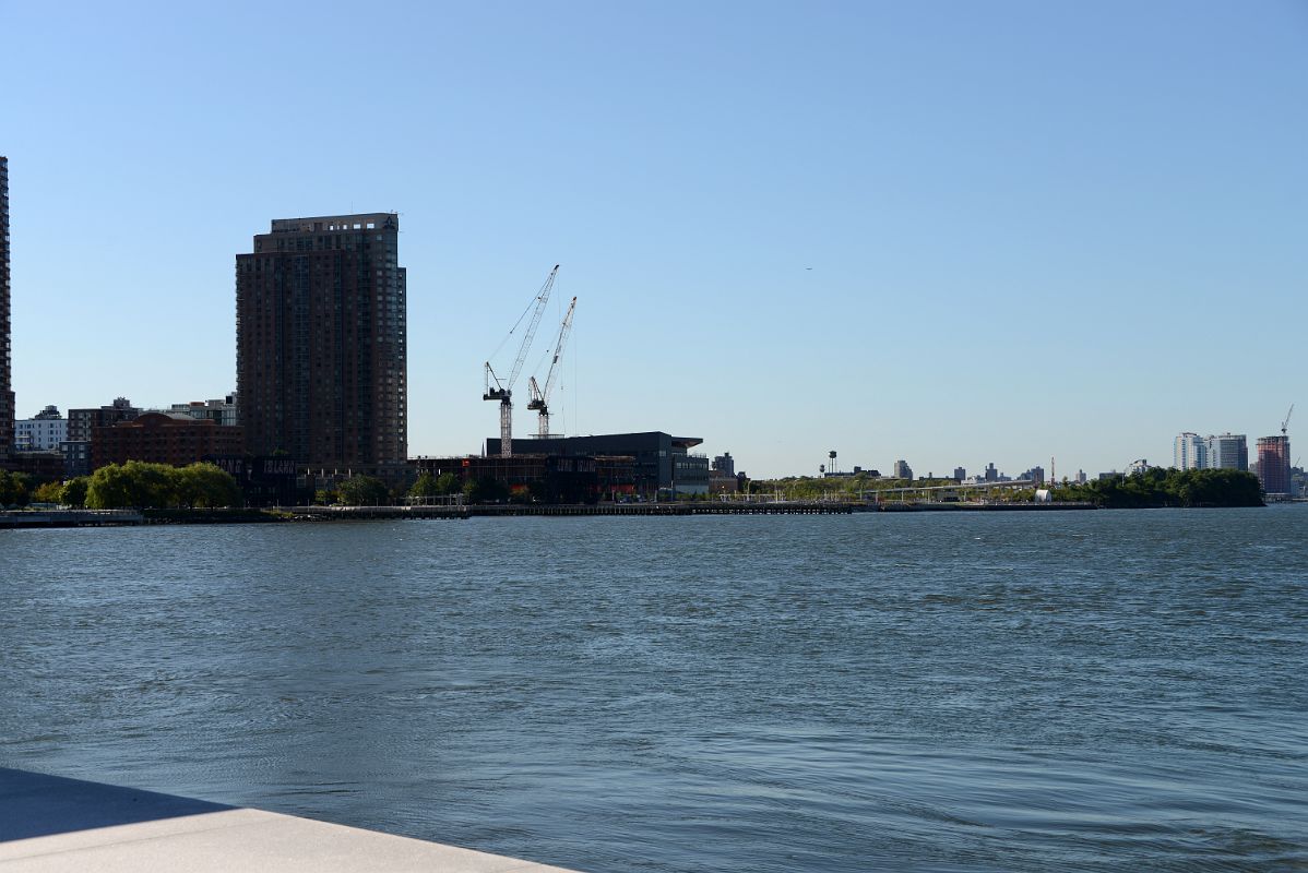 43 New York City Roosevelt Island Franklin D Roosevelt Four Freedoms Park View To Long Island City Queens and Williamsburg, Brooklyn